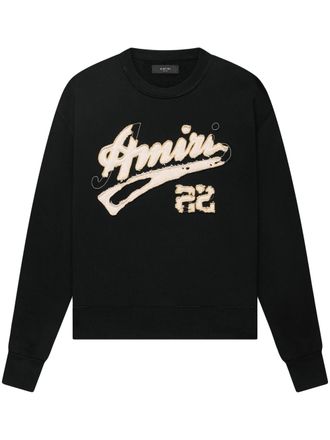 Amiri Sweater verfraaid met logo - Zwart