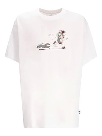 New Balance Newbie Chase T-shirt - men - Cotton - M - White