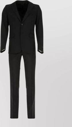 Prada suit in wool blend with belt loops