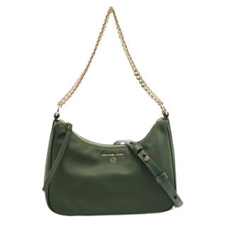 Michael Kors Pre-owned Nylon Schoudertas - Dames - Pre-owned - Groen - Maat: ONE Size Nylon