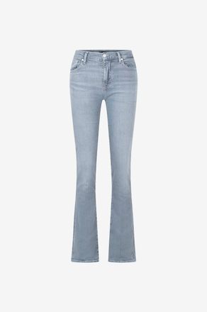 7 For All Mankind Jeans mit ausgestelltem Bein aus Baumwolle Bootcut Slim Illusion