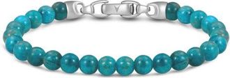 Vincero Spiritual Bead Birthstone Bracelet in March /Apatite at Nordstrom, Size 7.5