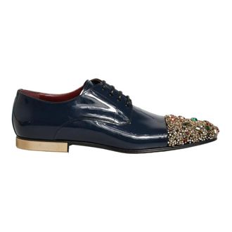 Dolce & Gabbana Business Shoes, male, Multicolor, Size: 10 US Derby Dress Shoes