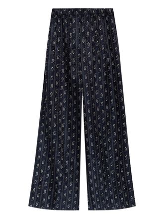 Tory Burch Tory Burch Jacquard Silk Trousers