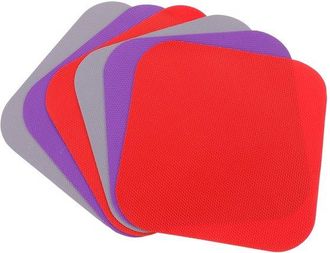 No Brand Paquete De 6 Posavasos/almohadillas De Goma Antideslizantes Para Abrir Frascos