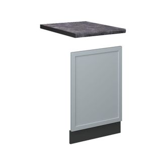 Vicco Panel Frontal Fame-line, Azul Claro-gris, 45 Cm, Et Antracita