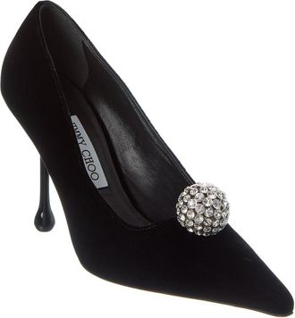 Jimmy Choo London Orb 95 Velvet Pump