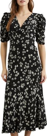 Rails Zariah Midi Dress In Noir Floral