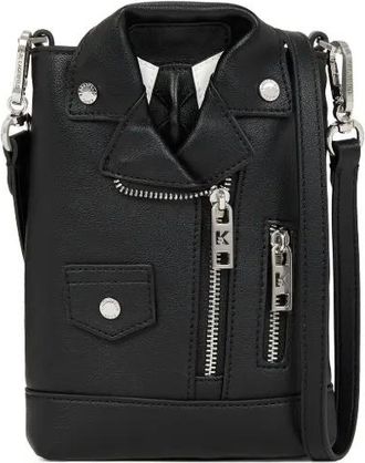 Karl Lagerfeld Borsa a tracolla mini in pelle - Nero
