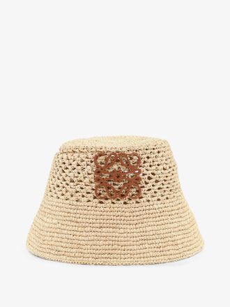 Loewe Cappello Paulas Ibiza in rafia e pelle - LOEWE - gender_Woman