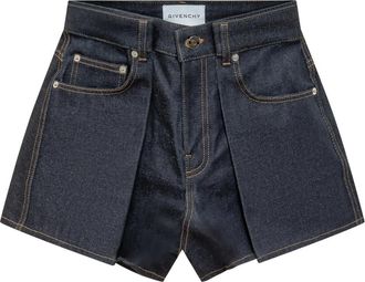 Givenchy Pinch Shorts - Dames - Denim shorts - Blauw - W26 - Katoen - Korte Broeken