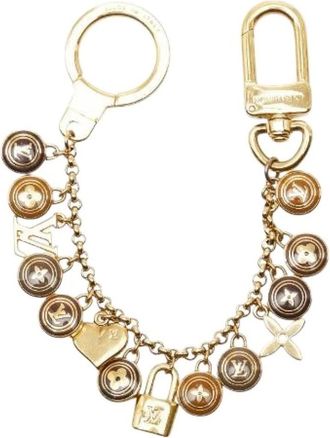 Louis Vuitton Pre-owned Accessories, female, Yellow, Size: ONE SIZE Pre-owned Porte Cles Chaine Pastille Charm