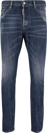 Dsquared2 Slim-fit Jeans, male, Blue, Size: M Classic Cotton Denim Jeans