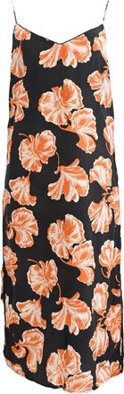 Ganni Ganni Geroux Midi Slip Dress in Multicolor Silk