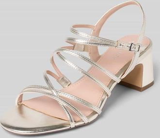 Tamaris Tamaris Sandaletten aus echtem Leder in Silber, Gr&ouml;&szlig;e 36