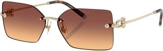 Tiffany & Co. Tf 3088 Zonnebrillen - unisex - Zonnebrillen - Geel - 59 MM - Accessoires
