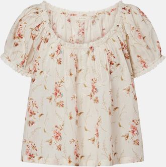D&ocirc;en D&ocirc;en Frederica floral cotton top