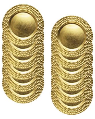 American Atelier Dnu American Atelier Set Of 12 Linear Charger Plates