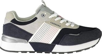 Carrera Blauwe Sportieve Veterschoenen met Contrastdetails - Heren - Sneakers - Veelkleurig - 44 EU - Tweed - Schoenen
