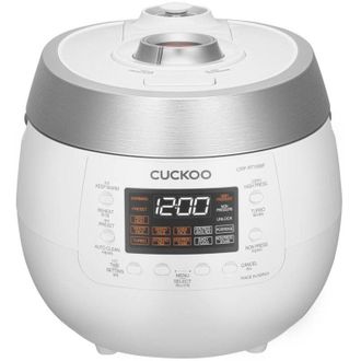 The Cuckoos Nest Cuckoo CRP-RT1008F Cuoci riso Bianco/Argento con display