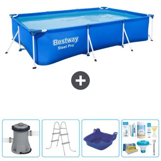 Bestway Piscina Bestway Steel Pro Rectangular - 300x201x66 Cm - 7-piezas S22728