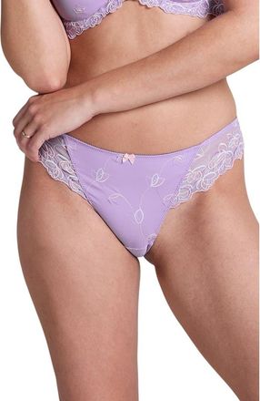 Hunkem&ouml;ller Diva thong in Crocus Petal at Nordstrom, Size Xx-Large