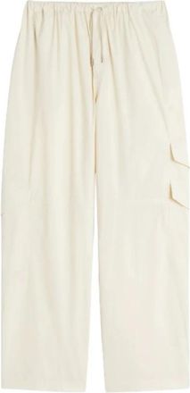 Maison Kitsun&eacute; Wide Broeken - Heren - Wijde Broeken - Beige - M - Broeken