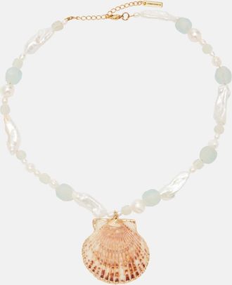 Jennifer Behr Collana Catalina con cristalli