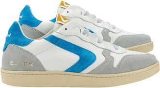 Valsport Stijlvolle Leren Su&egrave;de Sneakers - Dames - Sneakers - Veelkleurig - 38 EU - Su&egrave;de - Schoenen