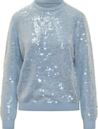 Semicouture Heavenly Sweater With Sequins Semicouture