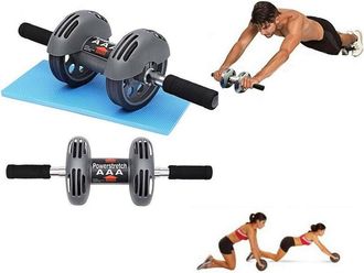 Trade Shop Trade Shop - Attrezzo Fitness Power Stretch Roller Wt-e08 Addominali Braccia Spalle Dorsali