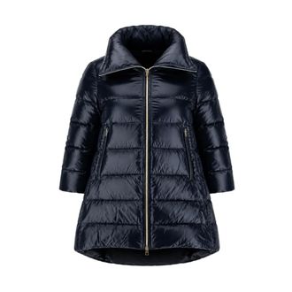 Herno Cleofe Jas - Dames - Jassen - Blauw - Maat: XL Nylon