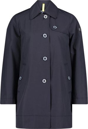 Betty Barclay Jassen, Dames, Blauw, S, Casual korte jas met zakken