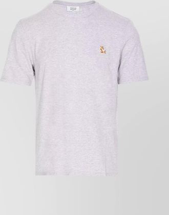 Maison Kitsuné crewneck t-shirt patch logo
