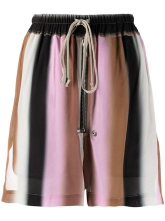 Rick Owens Shorts a righe - Rosa