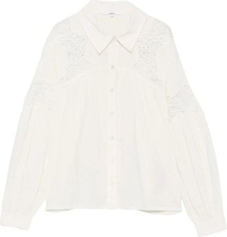 BA&SH Camicia in pizzo Roseanne - - Blouses & Shirts - Donna - Bianco - S