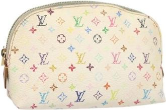 Louis Vuitton Pre-owned Tela pouches - - Pre-owned - Donna - Bianco - ONE SIZE