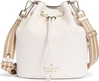Kate Spade New York rosie leather bucket bag in Parchment Multi at Nordstrom Rack