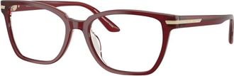 Emporio Armani 3282Bu 6377 Bril - Dames - Brillen - Rood - 52 MM - Accessoires