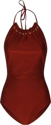 Zimmermann Embellished Halterneck Swimsuit