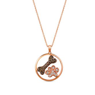 Le Vian Ladies Animal Story Necklaces set in 14K Strawberry Gold