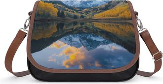 Generic Aspen Morning Small Womens Crossbody Bags Shoulder Handbag with Adjustable Strap for Travel