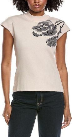 Gracia Knitted Mock Neck Sleeveless Top