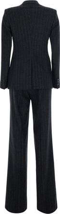 Tagliatore Womens Dress Grey Trouser Suits