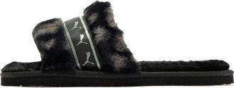 Puma (WMNS) PUMA Fluff Remix Animal BX Black Grey 390970-02