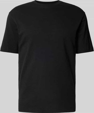 Drykorn Drykorn T-Shirt mit Strukturmuster Modell GILBERD in Black, Gr&ouml;&szlig;e M