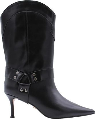 Lola Cruz Autumn Style Laars Boots - Dames - Laarzen met Hak - Zwart - 38 EU - Schoenen