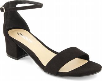 Andrea Womens Ankle-Strap Sandals In Black