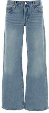Frame Denim Wide Jeans - Dames - Loose Fit Jeans - Blauw - W29 - Jeans