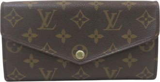 Louis Vuitton Monogram Brown Monogram Long Wallet (Bi-Fold) (Pre-Owned)